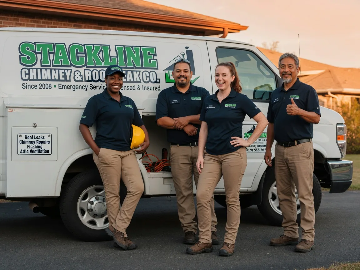 Chimney flashing repair company in Campbell, MN